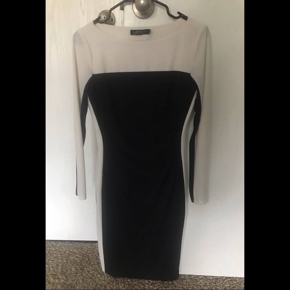 Ralph Lauren Black and White Dress
